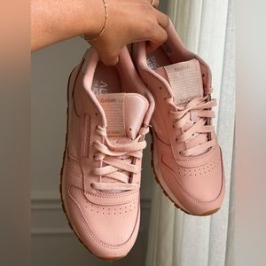 Reebok alter the icons pink shoes
